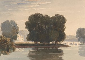 Richmond Bridge af David Cox